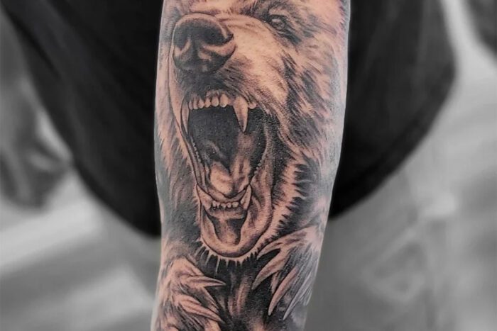 Bear tattoo