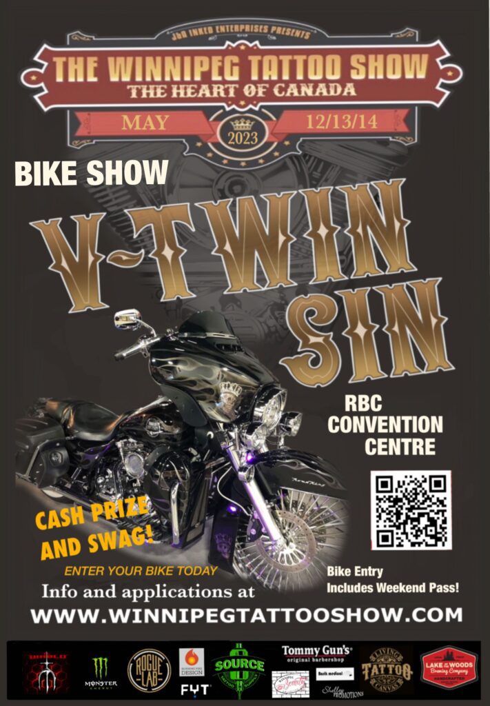 2nd Annual V-Twin Sin Custom Bike Show Show Poster