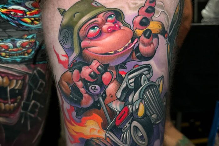 Tattoo by Victor Chil