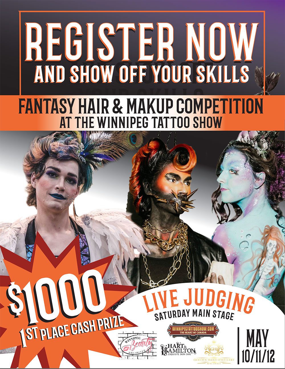 Register now. Fantasy Hair & Makeup poster