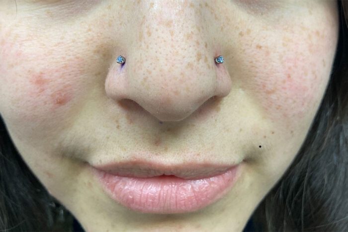 Nose piercings