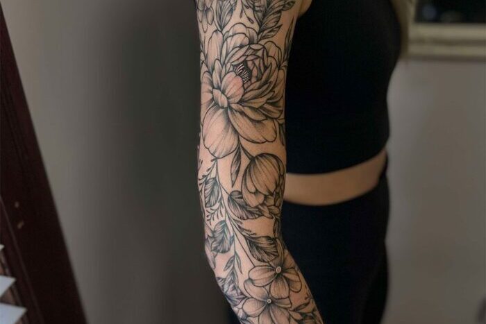 Black/grey sleeve by Courtney Piluk