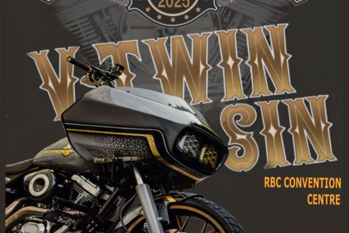 2025 V-Twin Sin Bike Show poster