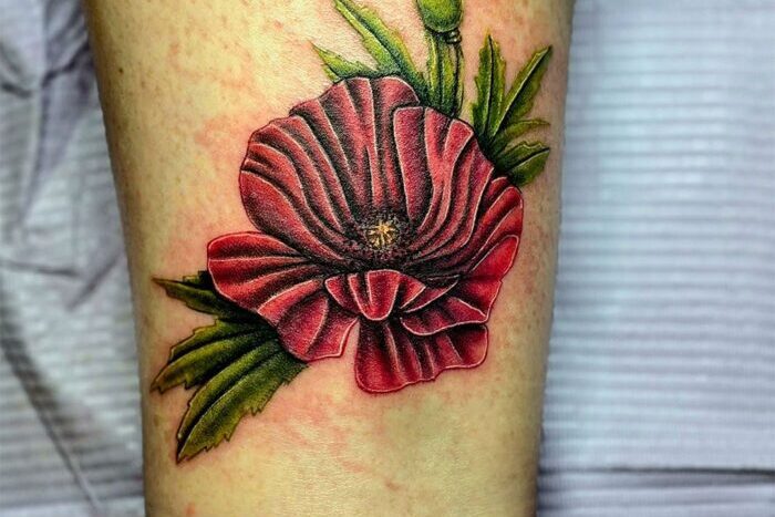 Flower tattoo by Madie Ganuelas