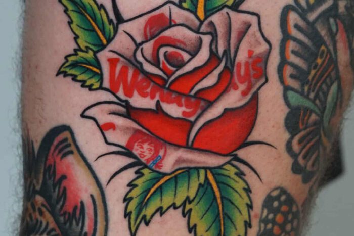 Flower tattoo by Riley