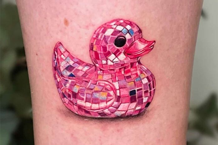 Duck tattoo by Asha Rani