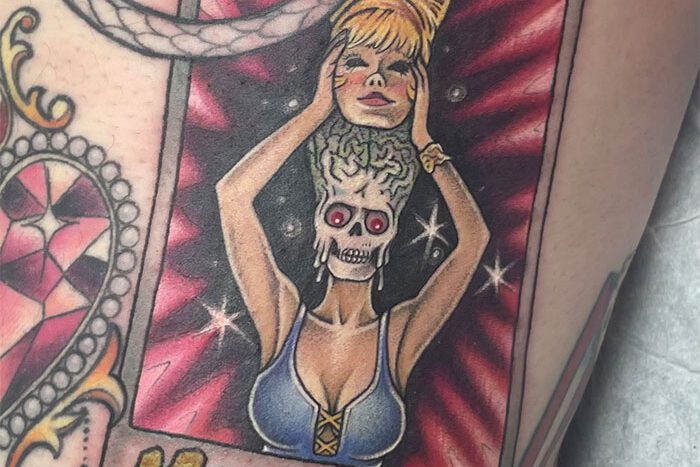 Mars Attacks tattoo by Amanda Collins
