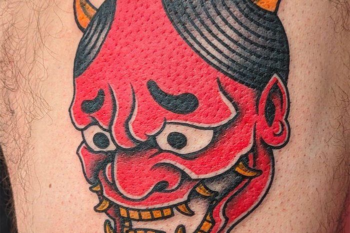 Traditional tattoo by Oliver Bilodeau