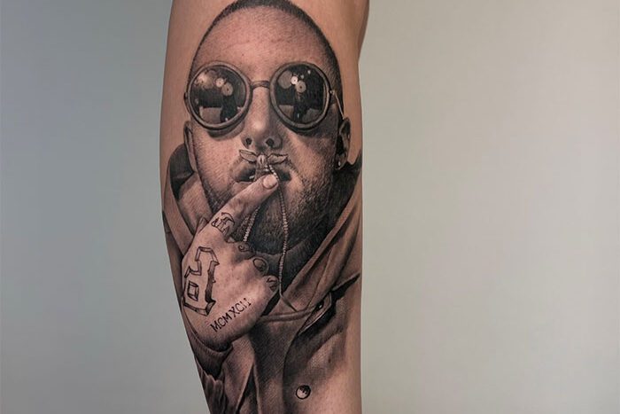 Portrait tattoo by Veronique Imbeault