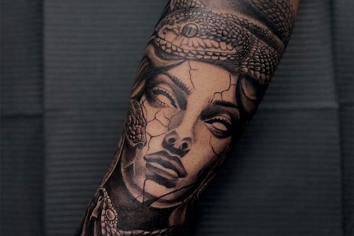 Medusa tattoo by Jay Tattoos