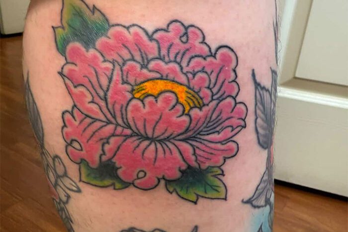 Chinese cabbage tattoo by Mike Crowson