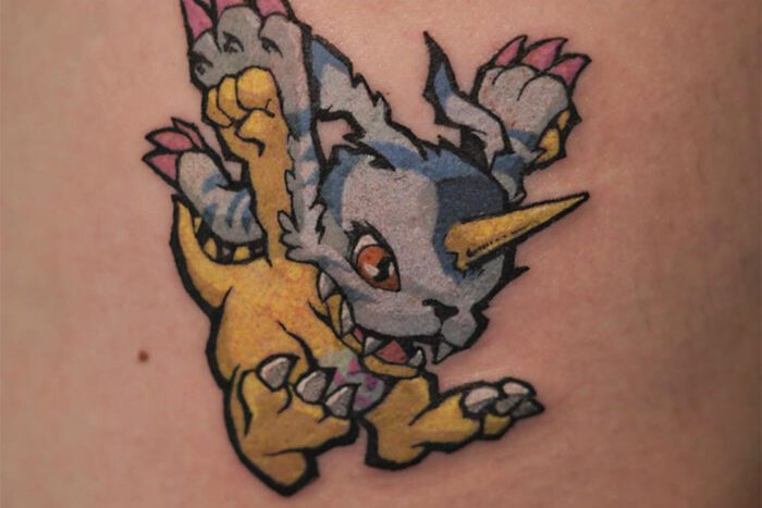 Poké tattoo by Justin Noriel