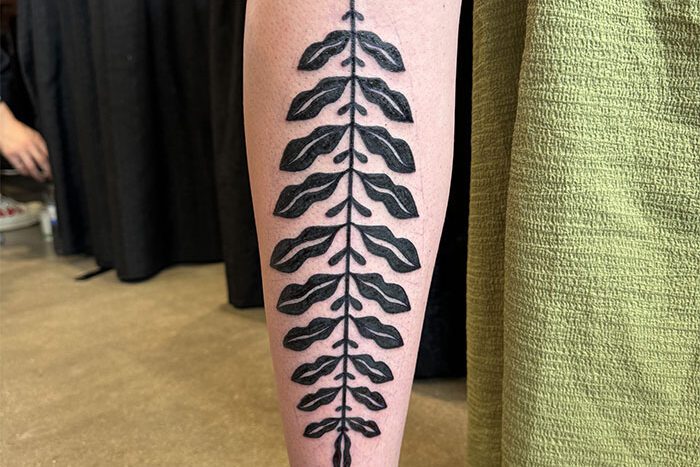Plant tattoo by Sean McCaffery
