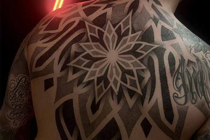 Back tattoo by Gustavo Leon