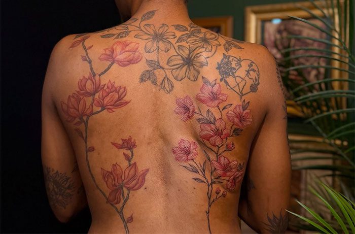 Back tattoo by Rei Ren